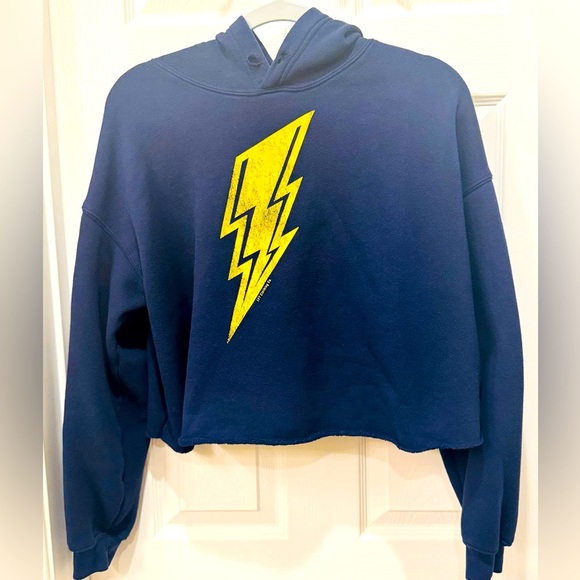 Bella Canvas Navy Fleece Hoodie - Picture 1 of 4